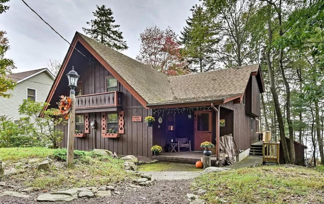 Lakefront Cabin Pvt Beach And Dock - Sunset Marina Arrowhead Lake Exterior photo